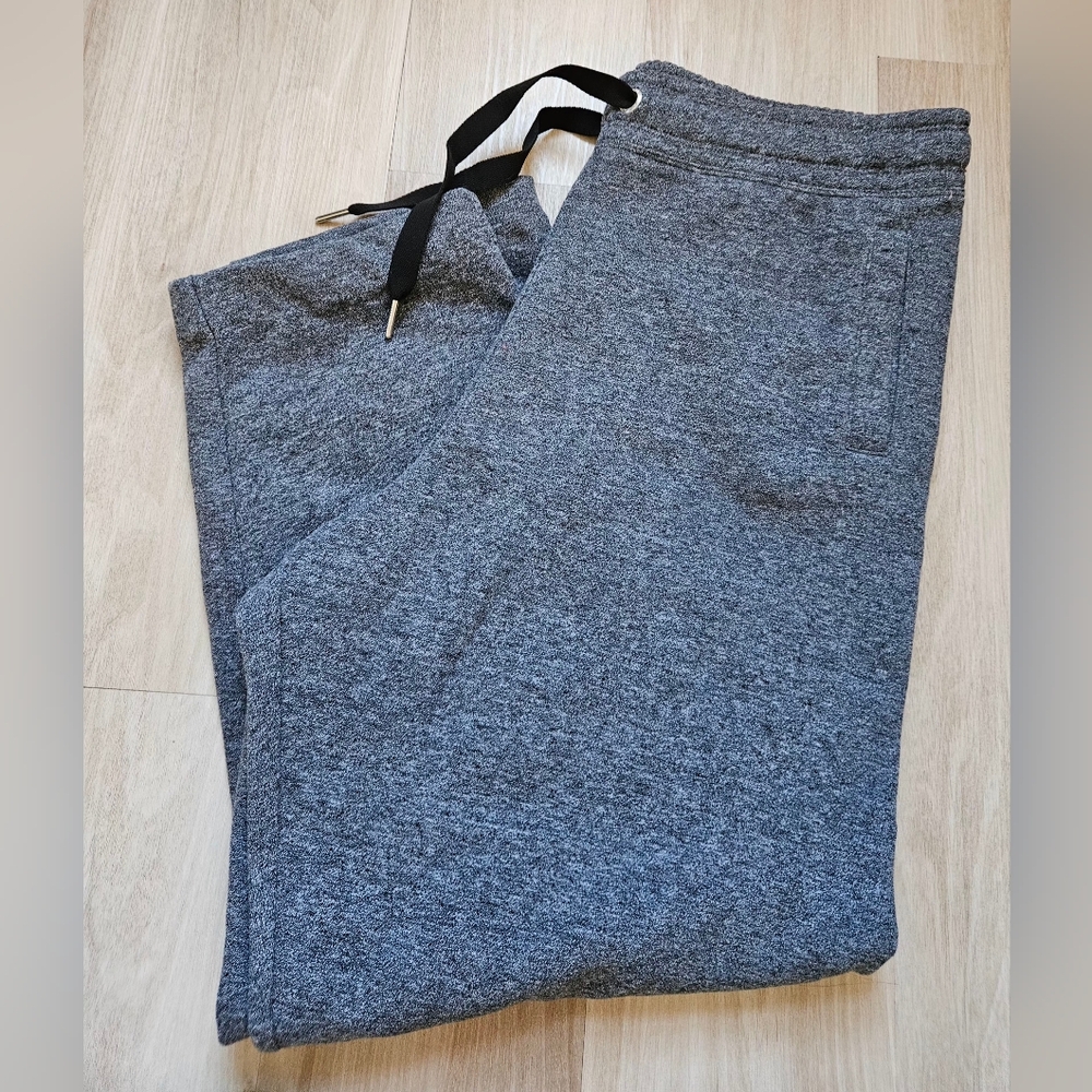 Calvin Klein Womens Fleece Lined Charcoal Joggers Size Large